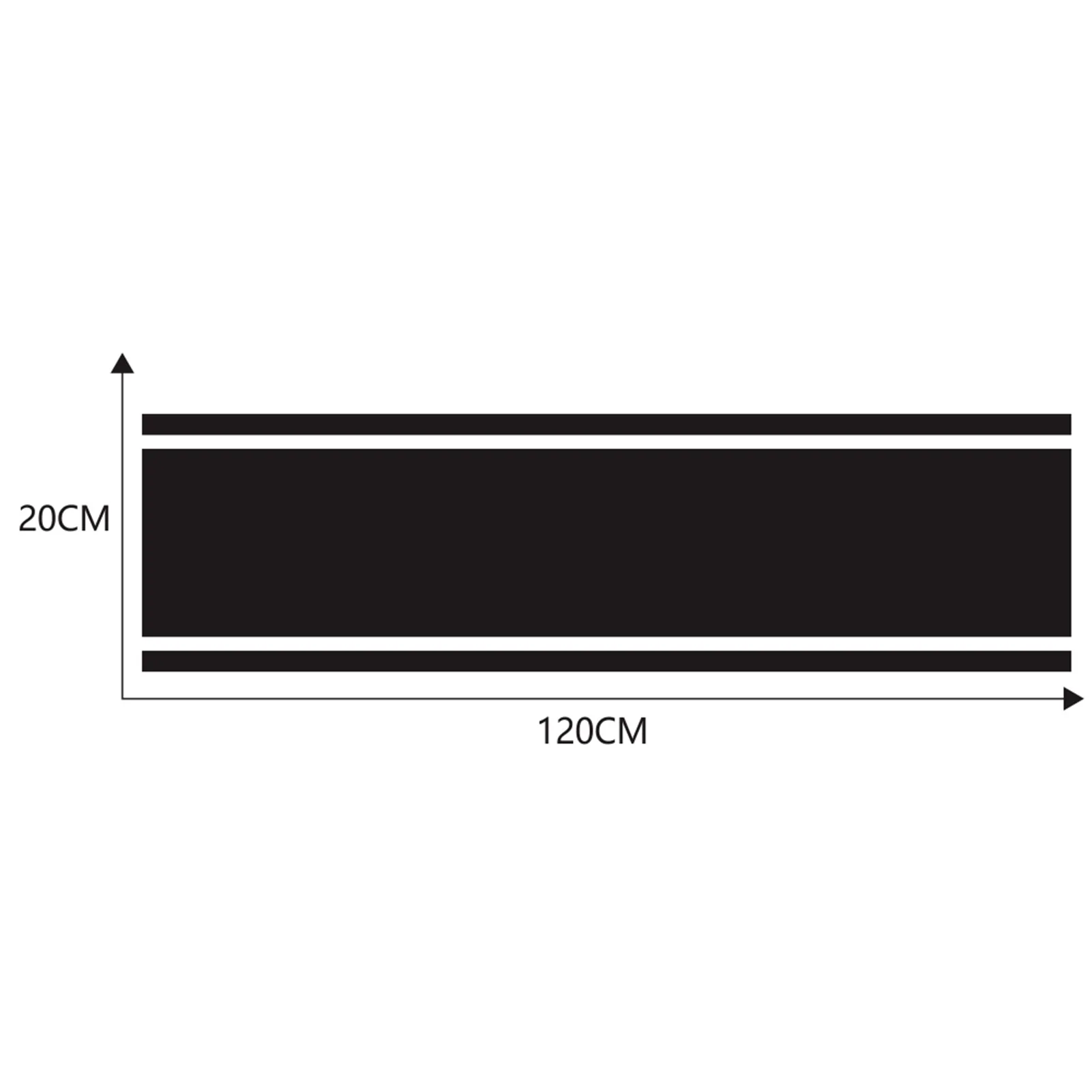 غطاء السيارة شريط ملصق عالمي السيارات سباق المشارب الجسم الجانب الفينيل تعديل شريط صائق الديكور #6