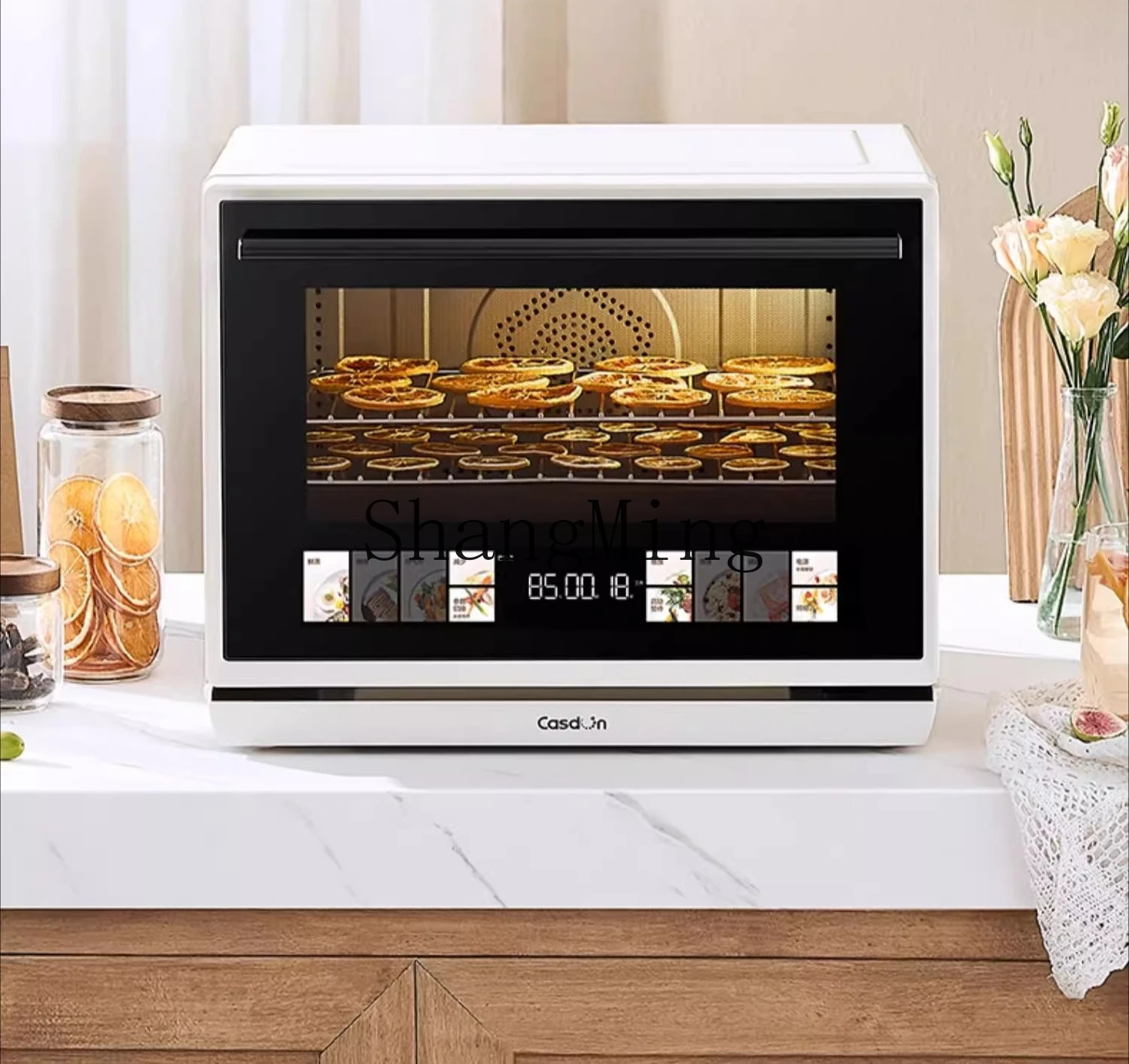 ZYY micro-vapore, cottura e friggere macchina all-in-one, forno elettrico domestico da tavolo, forno a microonde ad acqua quattro in uno