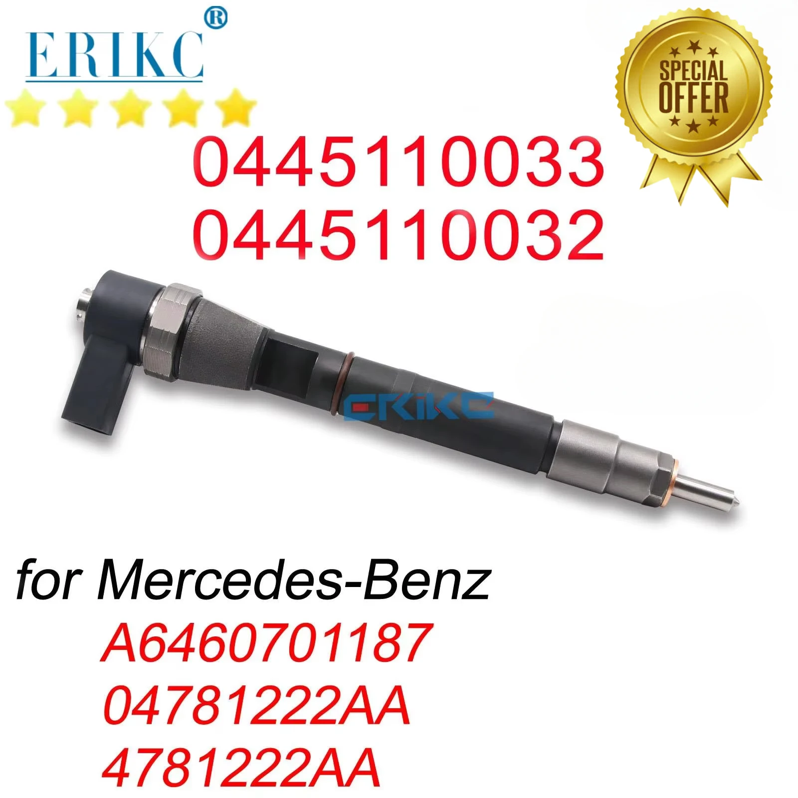 0445110033 Fuel Injector Assy 0445110032 Diesel Injection Nozzle 0 445 110 033 for MERCEDES-BENZ 500632 04781222AA A6460701187