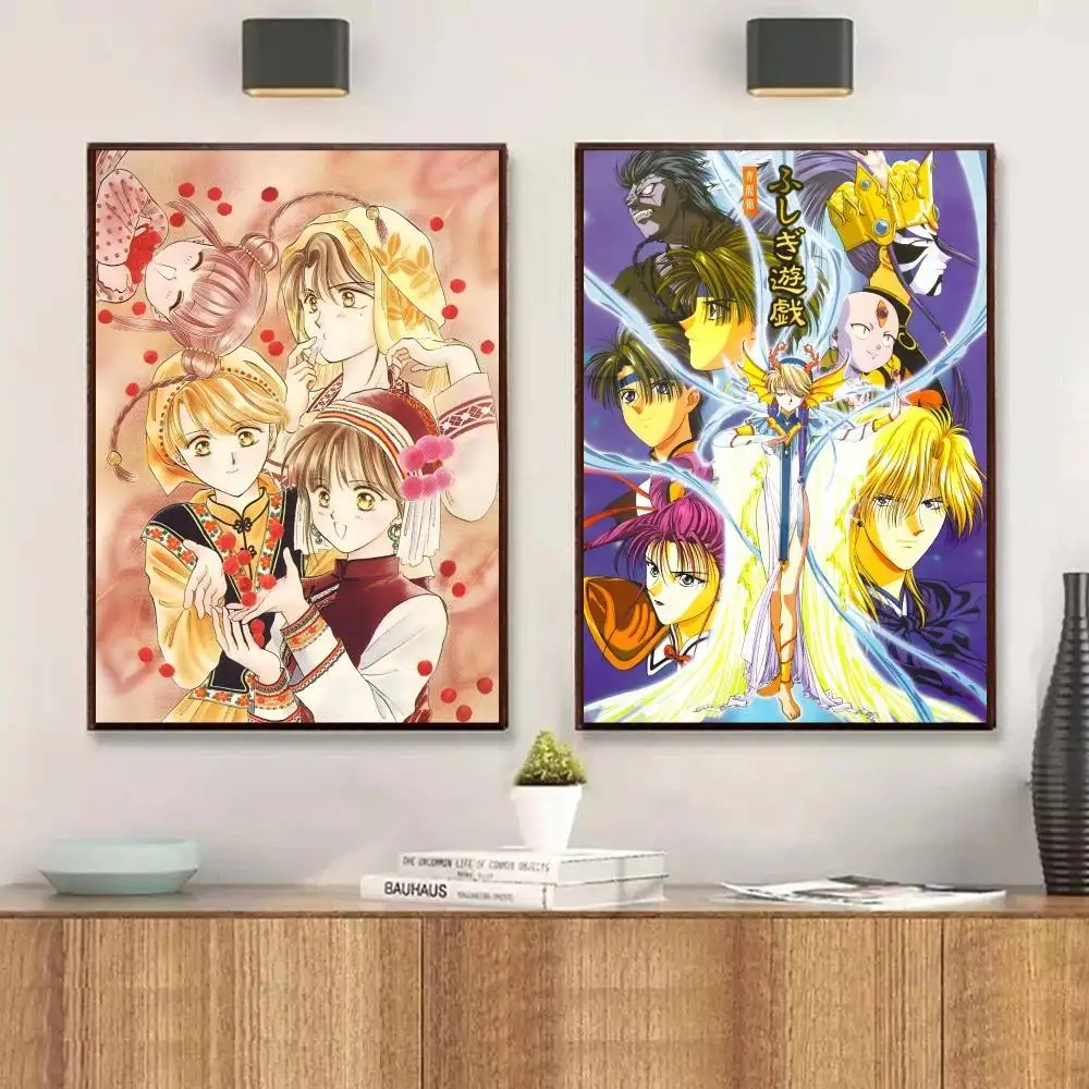 ملصق فوشجي يوجي أنيمي فني ذاتي اللصق مقاوم للماء ملصق ورقي مقهى بار ديكور جدران الغرفة