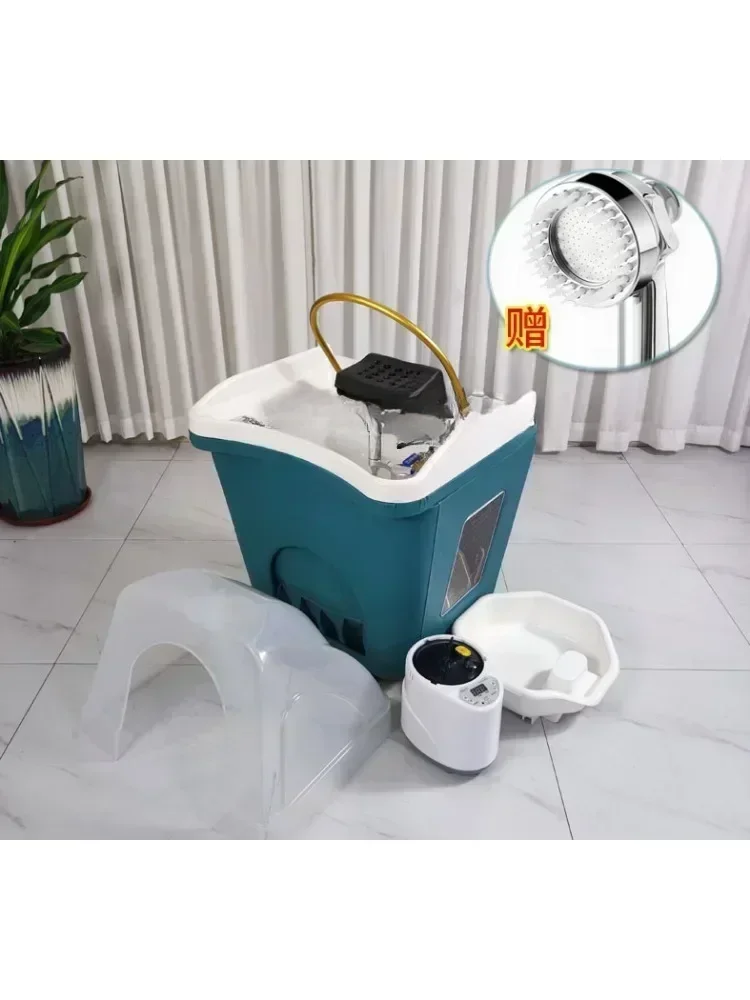 Mobile Shampoo Basin Beauty Salon Ear Cleaning Hair Care Center Health Water Circulation Head Treatment Fumigation Spa Machine