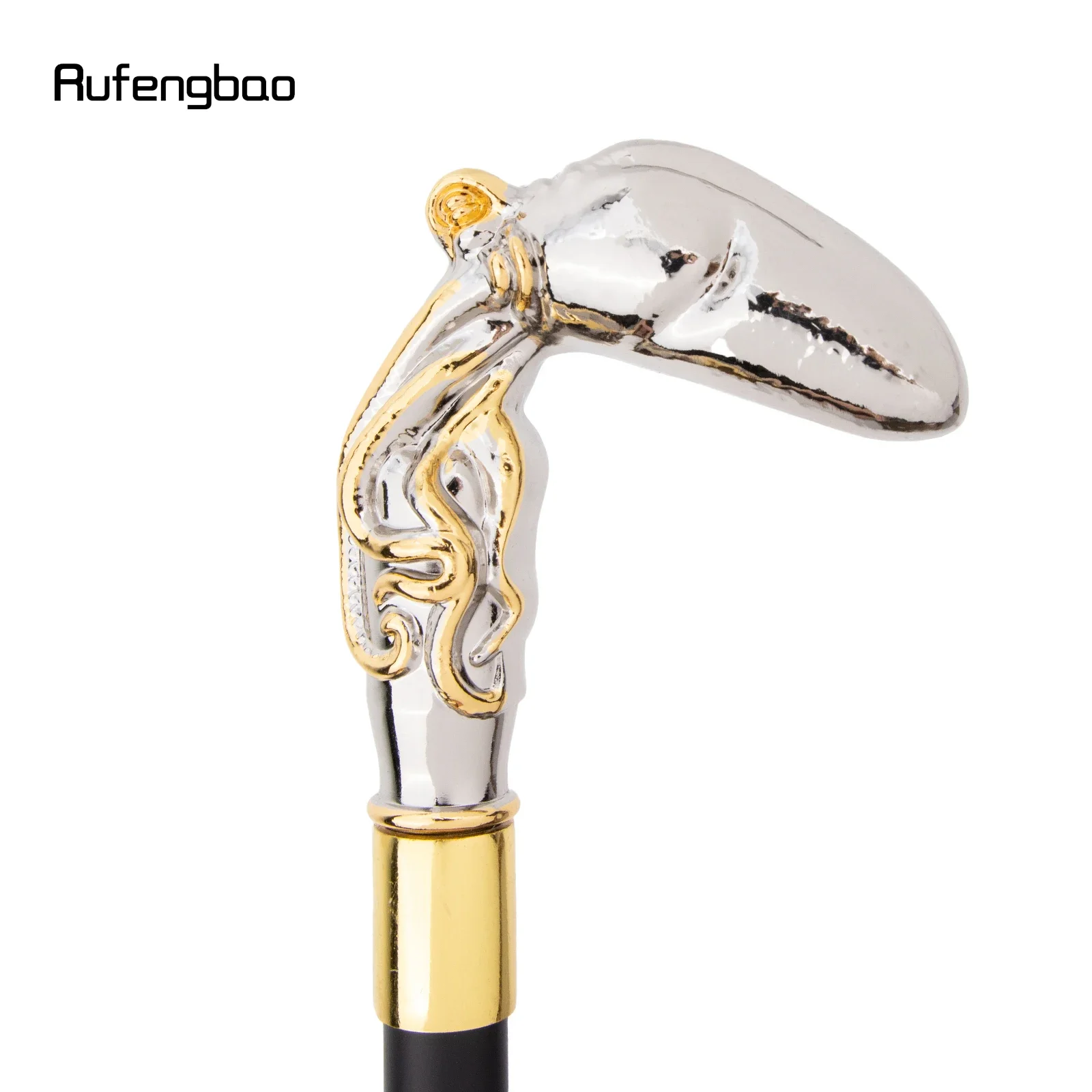 الذهبي الأبيض الأخطبوط الأسماك الحبار عصا للمشي موضة ديكور عصا للمشي شهم أداء أنيق مرحلة قصب 93 سنتيمتر