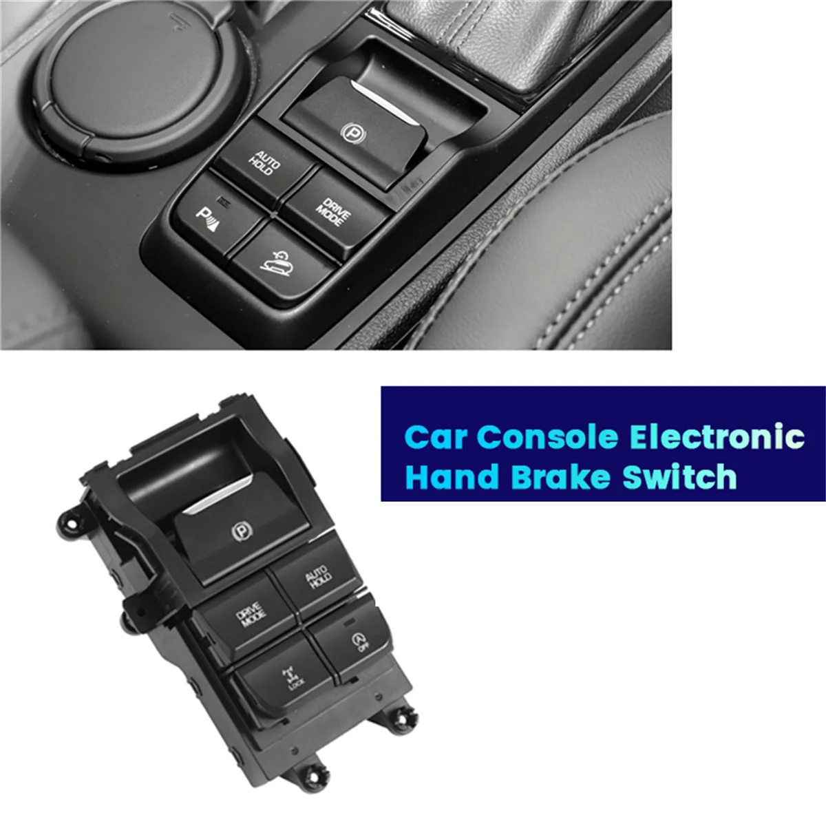 Car Console Electronic Handbrake Switch 93300-D3000 93300F8050 for Hyundai Tucson 2015-2019 Parking MultiFunction Switch