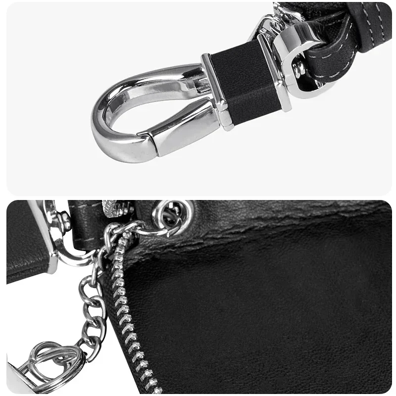 محفظة مفاتيح جلدية حقيبة مفاتيح السيارة حافظة مفاتيح متعددة الوظائف لمرسيدس بنز AMG GLE GLS CLS GLC CLA GLA GLK ML C197 R231 W167 W247