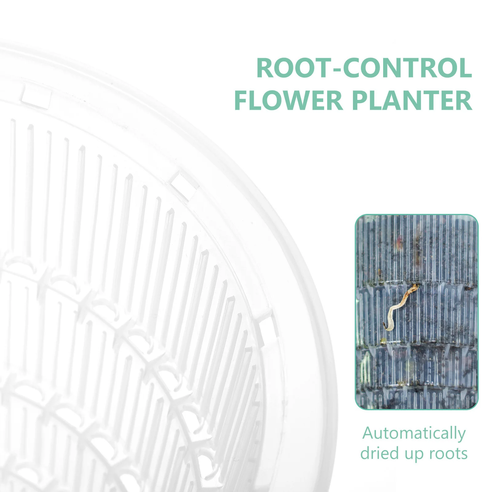 

Root Control and Breathable Resin Basin Pots for Plants Succulent Flower Plastic Flowerpot Holders Planter Root-control