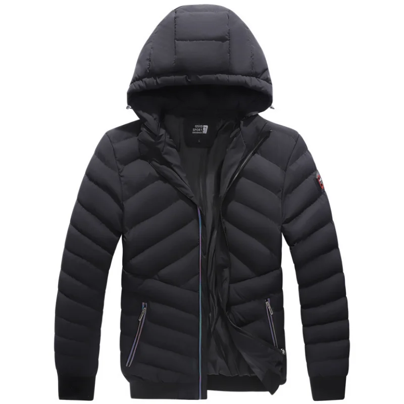 

Men Pop Winter Brand Warm Thick Hooded Jacket Parkas Coat Men Casual Outwear Windproof Hoodies Parkas jaqueta masculina MY500