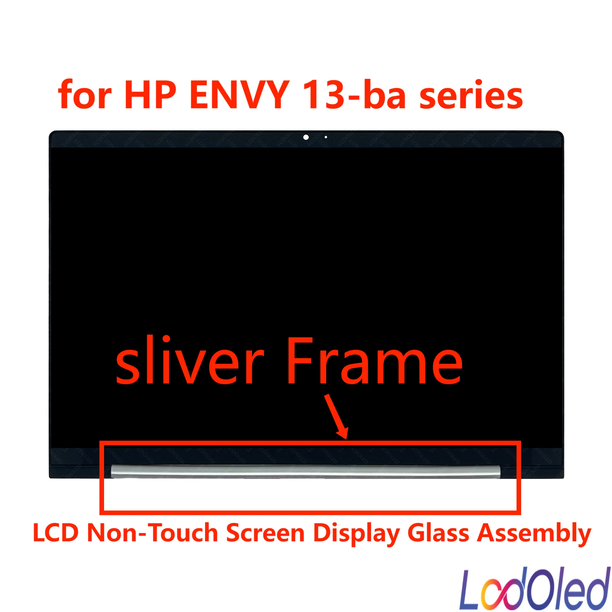 13.3'' for HP ENVY 13-ba0103la IPSc with Slver/Light Gold Frame Non-Touch 1920X1080