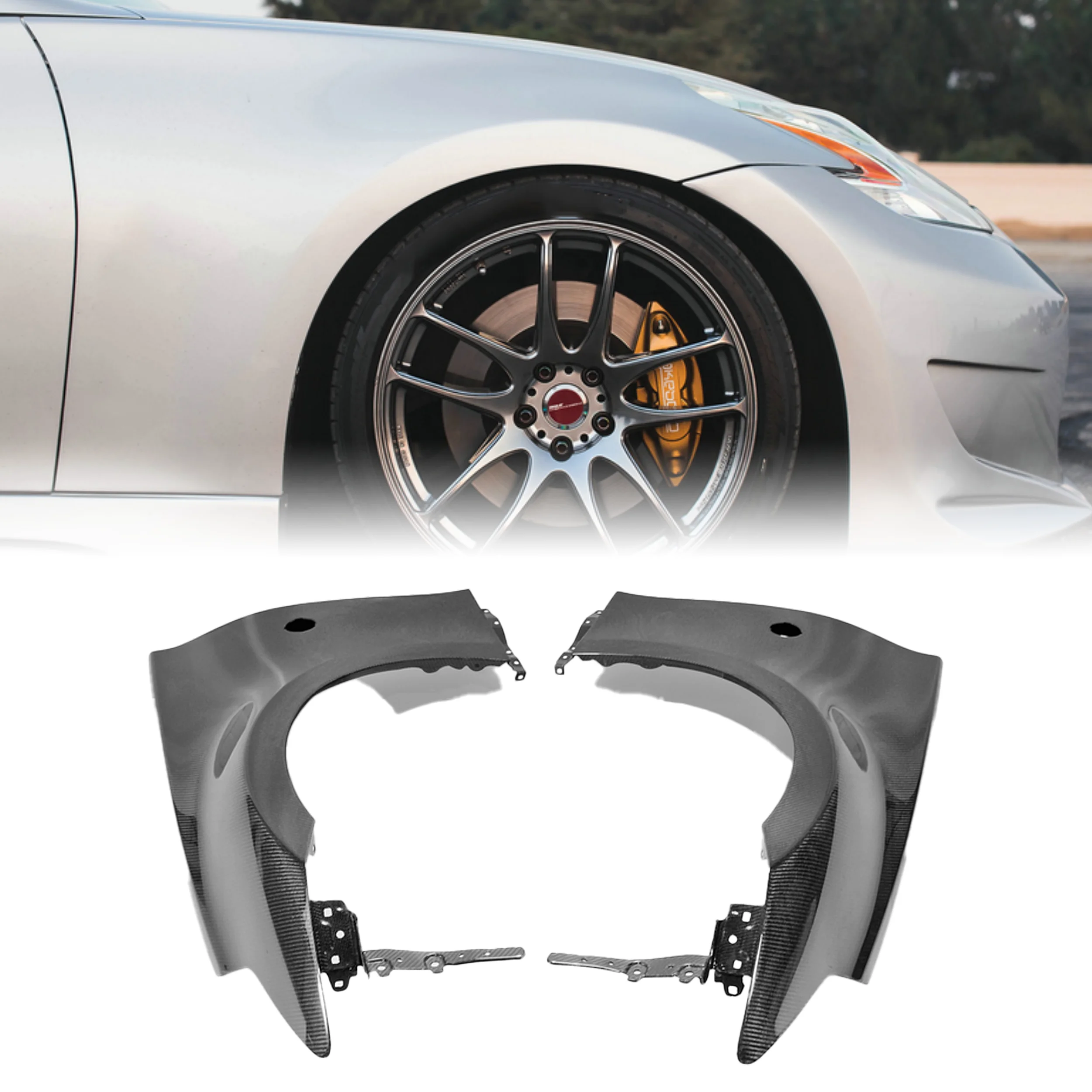 

Carbon Fiber Car Parts for 09 Onwards 370Z Z34 OEM Style Front Fender