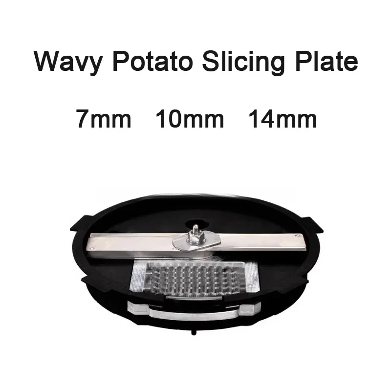 300Kg/H 7/10/14Mm Wave French Fries Electric Crinkle Cutter For Wolf Tooth Potato Cutting Slicing Hine