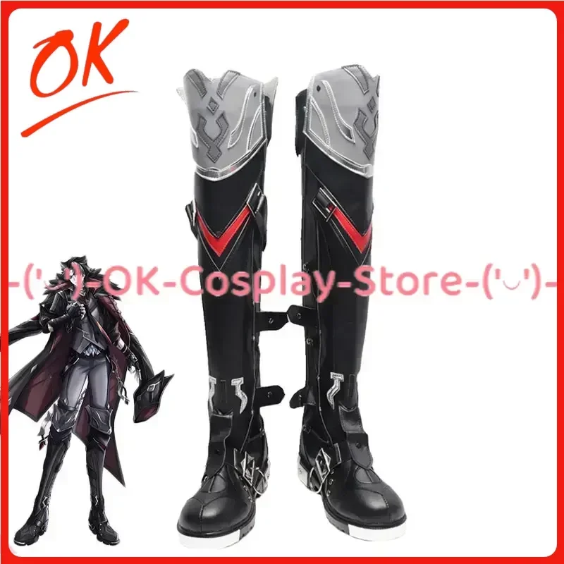 

[Customized] Genshin Impact Wriothesley Cosplay Shoes Anime Game Roleplay Costume Prop Halloween Carnival Party PU Leather Boots