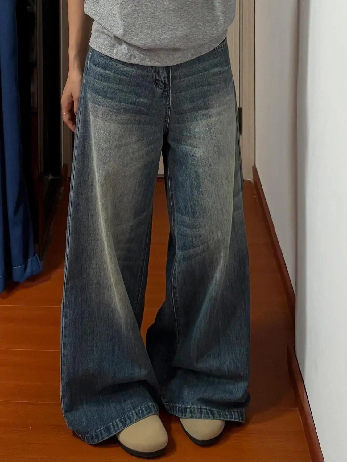 Calças de perna larga mulher primavera cetim brilhante queimado clube partywear moda faixas suaves plissado texturizado chique calças ol