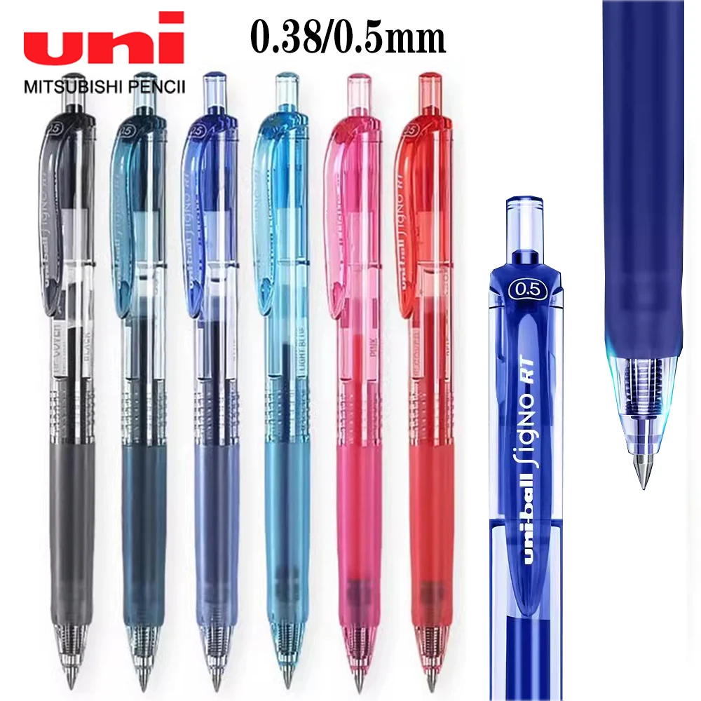 1 Pcs UNI Gel Pen 0.38/0.5mm Fast Dry Ballball Pen UMN-105/138 Bullet Nib Student Supplies Cute Stationery Pens for Writing