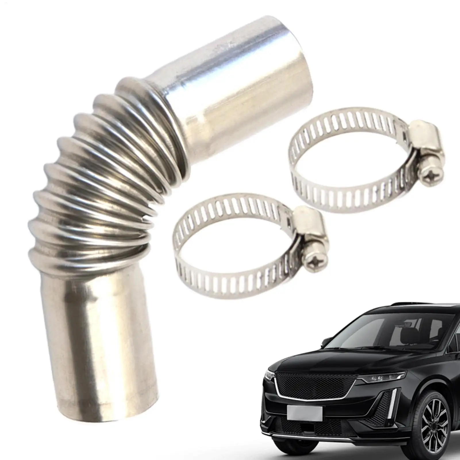 

Выхлопная труба, гибкая удлинительная трубка, термостойкий воздушный парковочный обогреватель, локоть, выхлопная труба для автомобиля, грузовика, мотоцикла