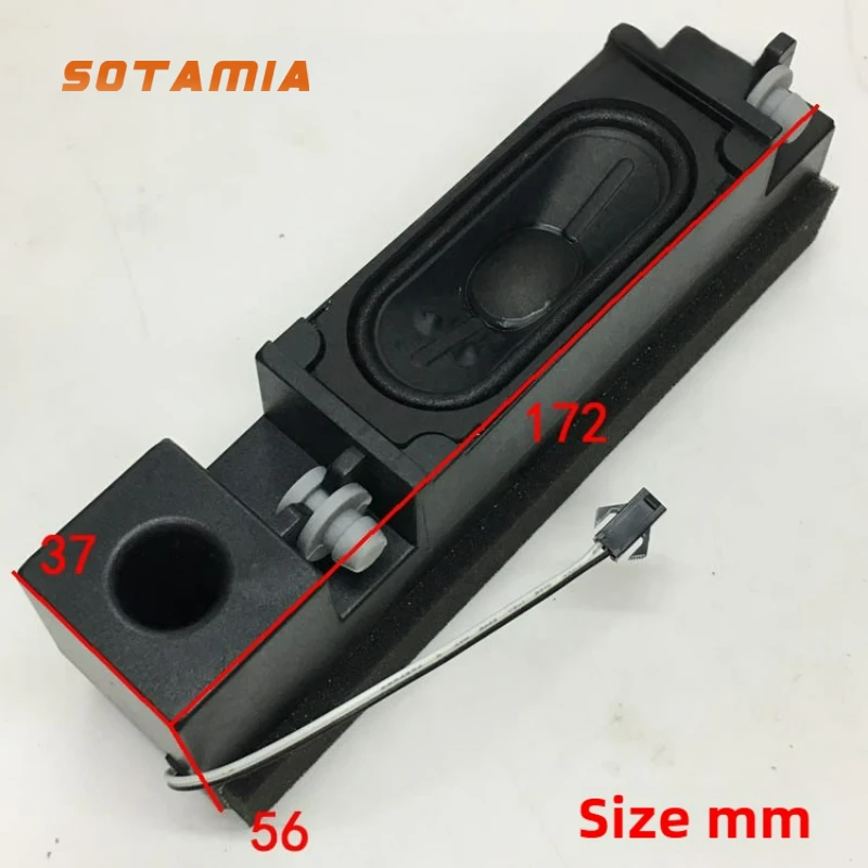 

SOTAMIA 2 шт. 172*37 мм полный диапазон пассивный громкоговоритель 8 Ом 10 Вт обновление автомобильного динамика модификация DIY домашний Bluetooth умный динамик