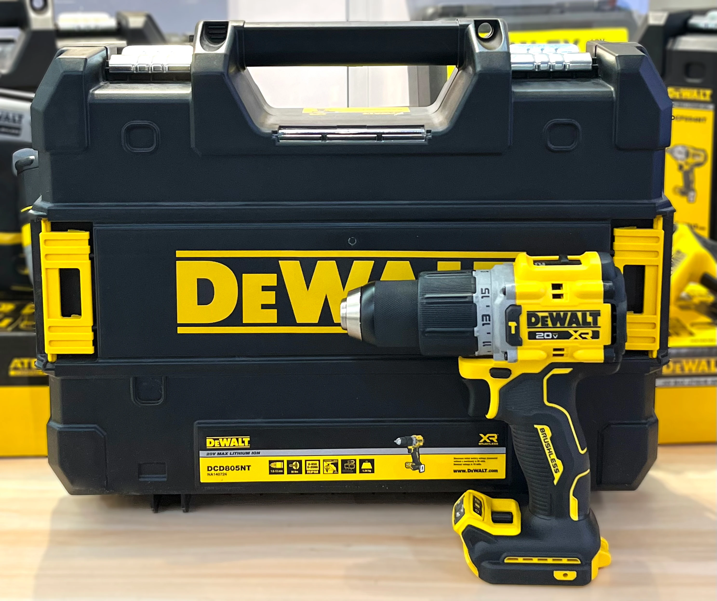 Imagem -04 - Dewalt 20v Dcd805 Furadeira de Impacto sem Fio Brushless Broca Impacto Broca Driver Kit Ferramenta Apenas em Ferramentas Elétricas Recarregáveis