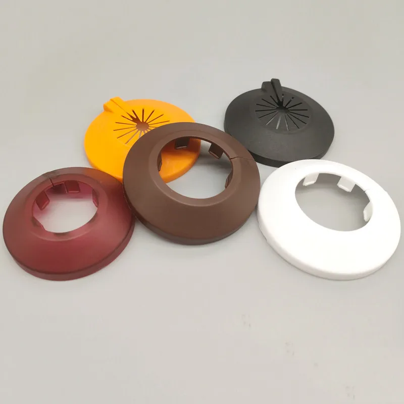 2 Stuks Ronde Decoratieve Cover Plastic Pp Muur Gat Duct Pijplijn Cover Valve Pijp Plug Keuken Douche Woonaccessoires