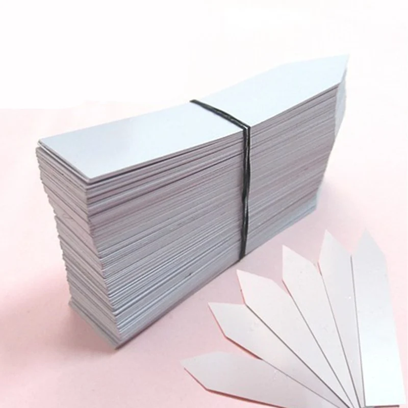100Pcs Mini di Plastica Etichetta Pianta Seme Pot Marker Vivaio Giardino Palo Tag Strumento