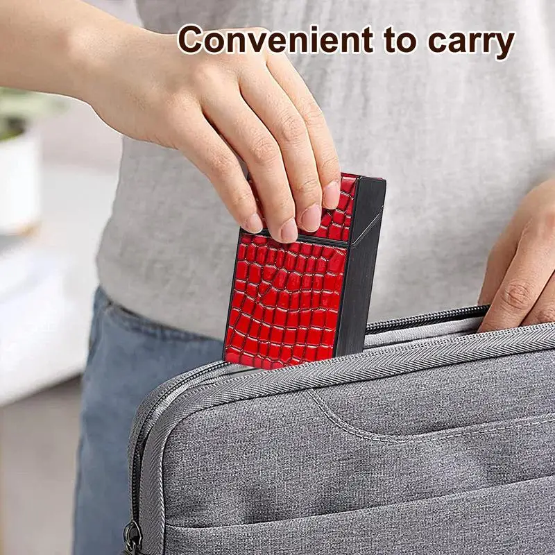 New Cigarettes Case Holder Slim 20-piece Pocket Box Storage Small Cigarettes Container Cigarettes Protective Case Hand Roll