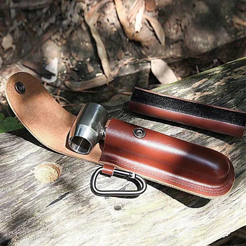 Woodworking Handheld Auger Multi-functional Outdoor Survival Kit for Wilderness Adventure Portable Wrench Wood Drill