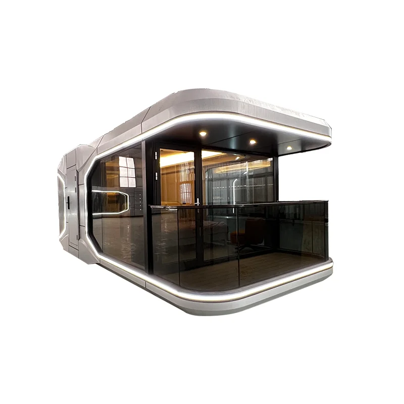 capsule home house commercial space pod hotel luxury tiny  prefab  trade prefabricated   container