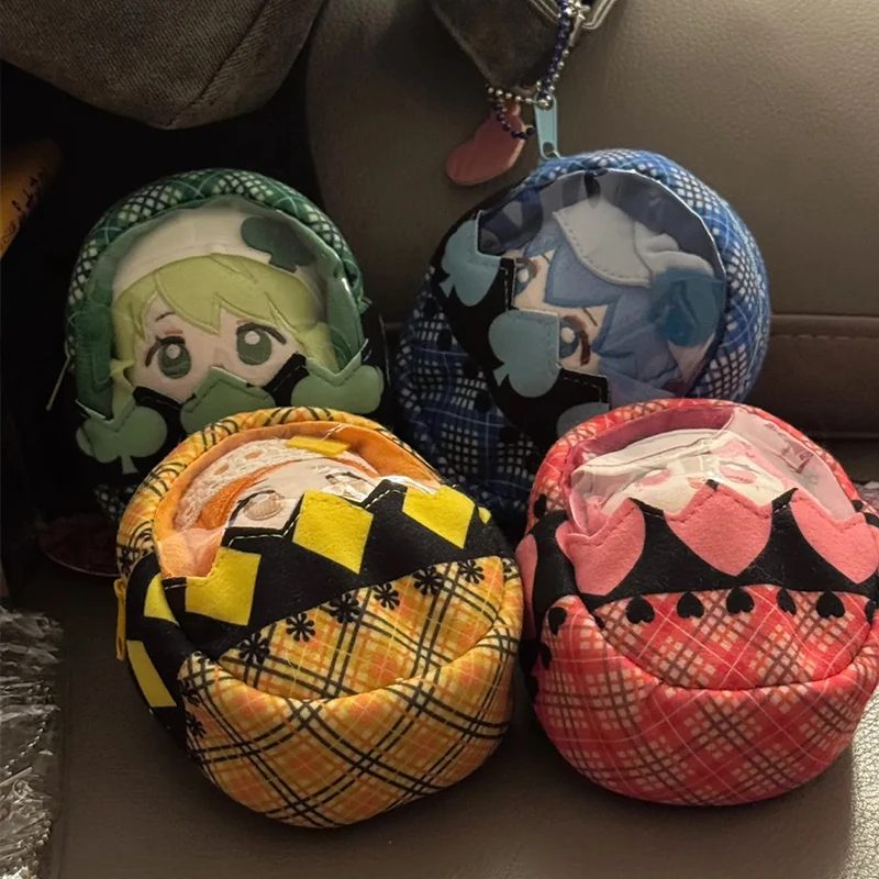 Shugo Chara 9cm Doll Bag Sweetheart Egg Shaped Baby Bag Checkered Storage Bag Pendant Wallet Backpack Pendant Gift
