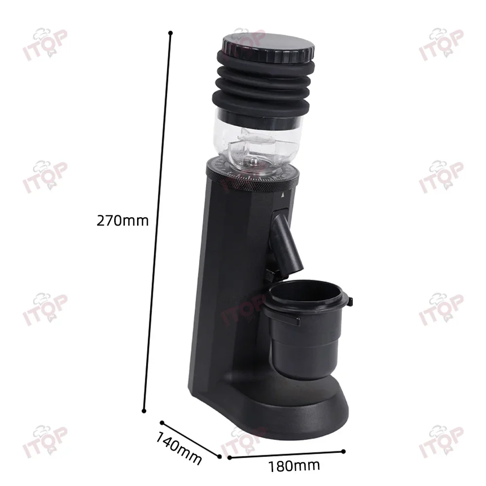 Portable Mini Automatic Coffee Grinder 48MM Cone Burr Electric Coffee Bean Grinders