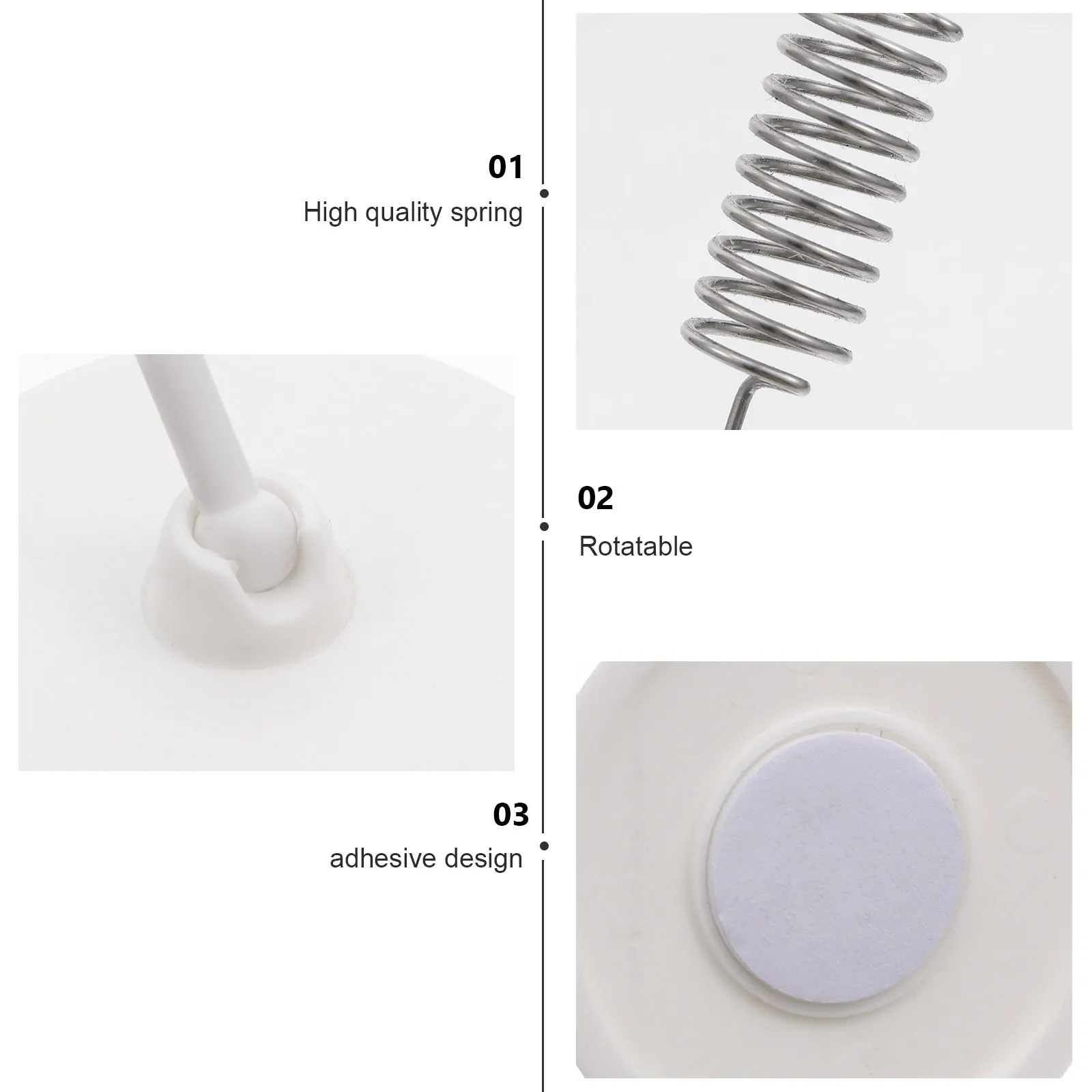 

5Pcs Spring Shake Price Tag Display Holder Adhesive Label Stand for Retail Supermarket Merchandise Sign Price Tag Holder