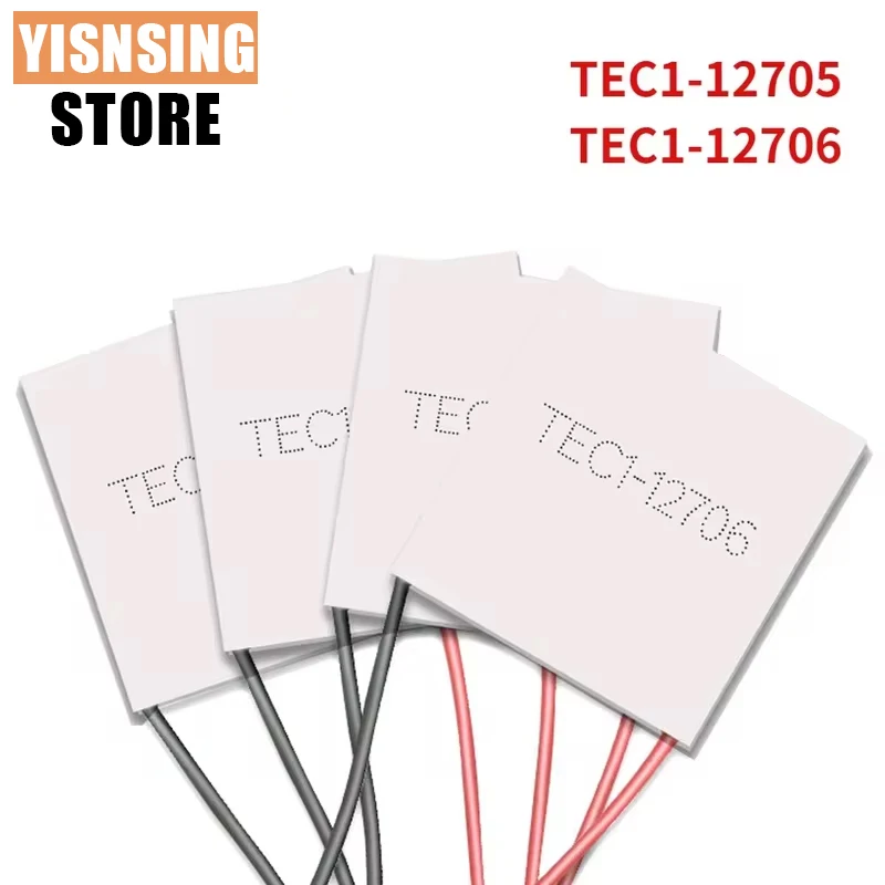 1PCS TEC1-12706 12705 12706 Thermoelectric Cooler Peltier 40*40mm 12V Cooling Peltier Elemente Module