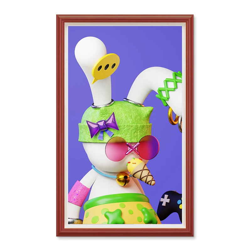 

Indoor 21.5-65 Inch Android LCD Panel Artistic Digital Photo Frame with Large Screen in Wood Finish SDK Function