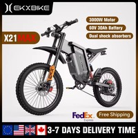 EKX X21 Electric Bike 2000W 48V35AH Samsung Battery Snow Electric motor vehicles 20 “* Off Road type Mountain EKX