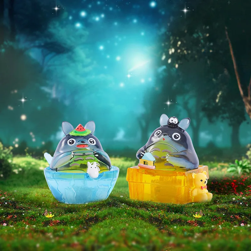 Hayao Miyazaki Anime dongeng versi hutan Firefly Anime 2025 baru kotak buta Figurine Aksesori perifer hadiah anak-anak