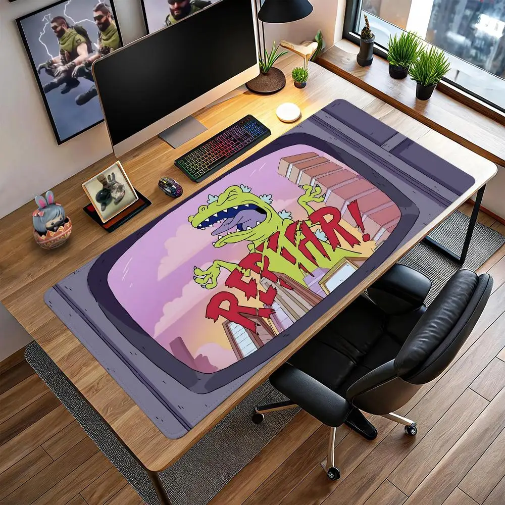 

Коврик для мыши Rugrats, большой игровой коврик, удлиненный коврик для стола, коврик для мыши в стиле аниме на заказ, коврик для мыши RUB, нескользящая поверхность