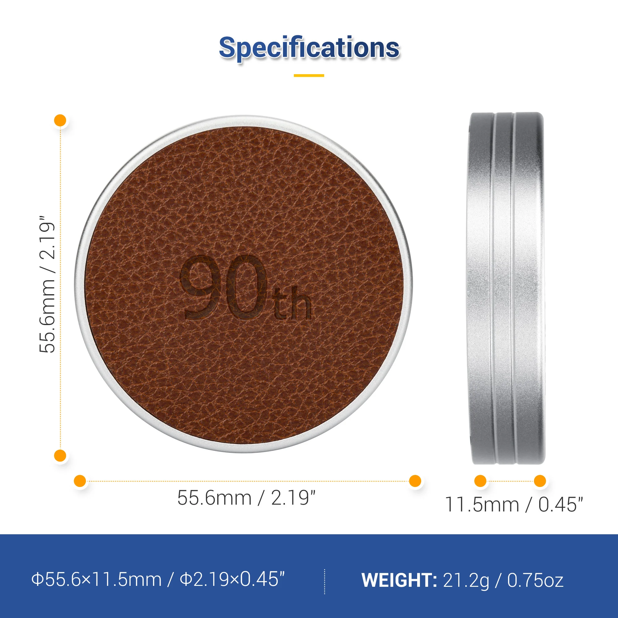 JJC غطاء عدسة جلدي ريترو لـ Instax Mini EVO سبائك الألومنيوم فوجي غطاء عدسة الكاميرا الفورية غطاء حماية ضد الغبار بني