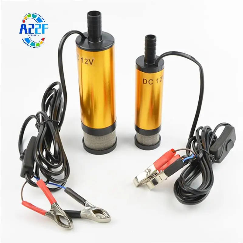 

A22F-автомобильный электрический топливный насос постоянного тока 12 В 51 мм для автоматического накачки воды, погружной насос для перекачки топлива 12 л/мин, доступ к алюминиевым деталям