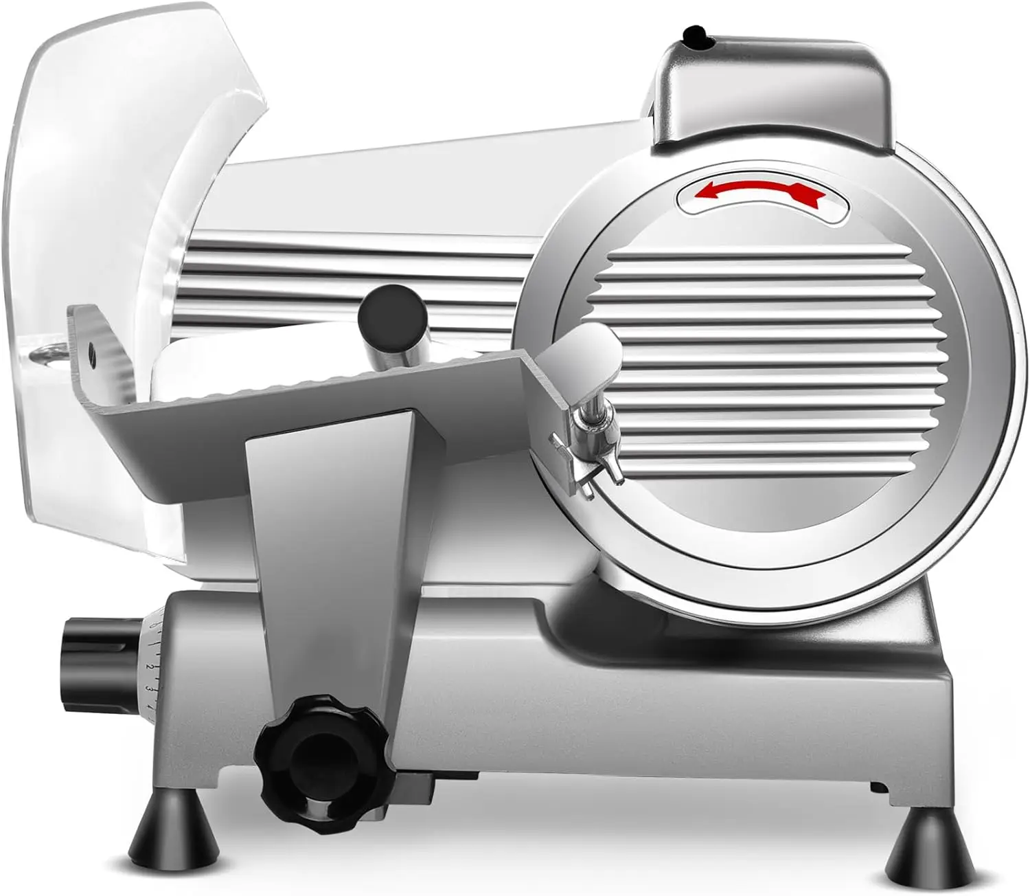 Meat Slicer Machine for Home and Commercial, 210W Frozen Meat Cheese Deli Slicer with 8.5