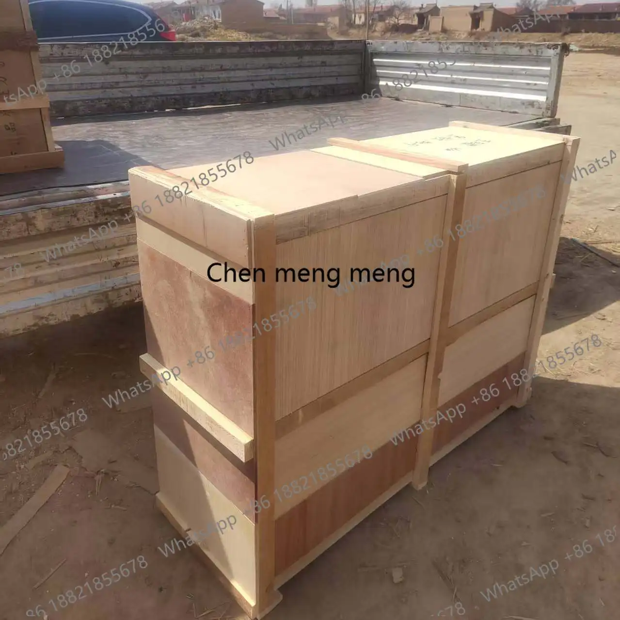 Closed wooden frame wooden box packaging solid wood box factory direct sales logistics transportation