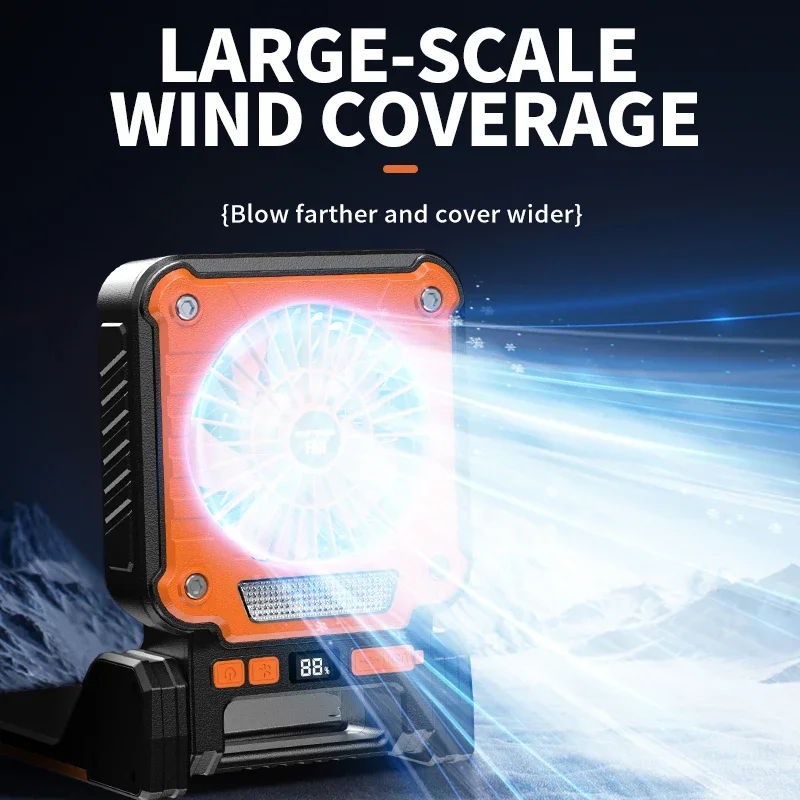 

Solar-Powered Camping Fan With LED Lantern 18650 Battery Capacity Rechargeable Portable Light For Outdoor Foldable Tent Lantern