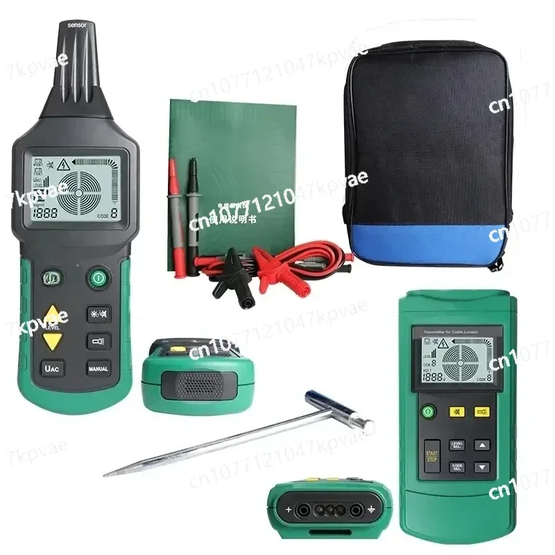 Профессиональный кабельный тестер, 6818, 12-400 В переменного/постоянного тока, локатор металлических труб, подземная проверка стен, обнаружение короткого замыкания