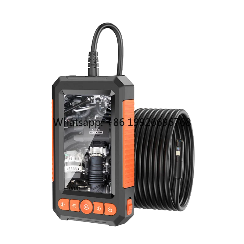 

China Made 4.3Inch Screen 8.5mm Dual Lens 1m Rigid Industrial Borescope IP67 Waterproof Full HD Endoscope Camera Car Inspection