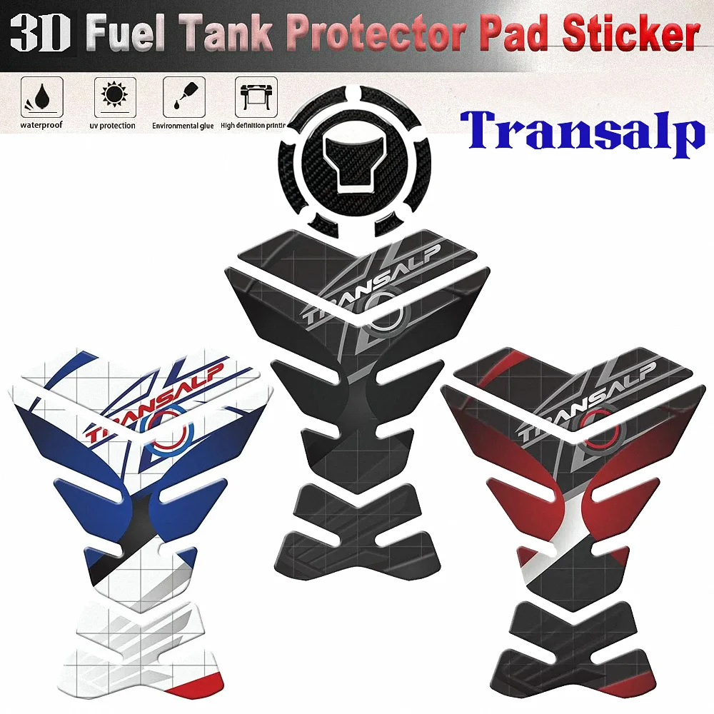 For Honda Transalp Tank Pad Stickers Motorcycle Accessories Protector Tankpad Covers XL750 XL XLV CDI 750 650 600 2023 2024 2025