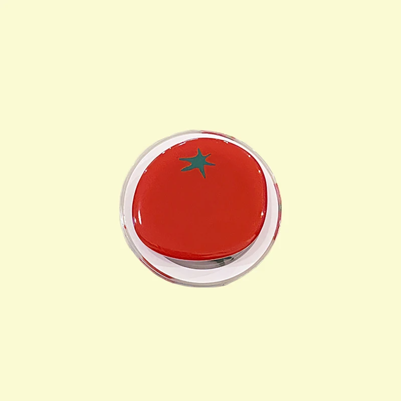 Korean Cute Cartoon Tomato Magnetic Holder Grip Tok Griptok Phone Stand Holder Support For iPhone 15 For Pad Magsafe Smart Tok