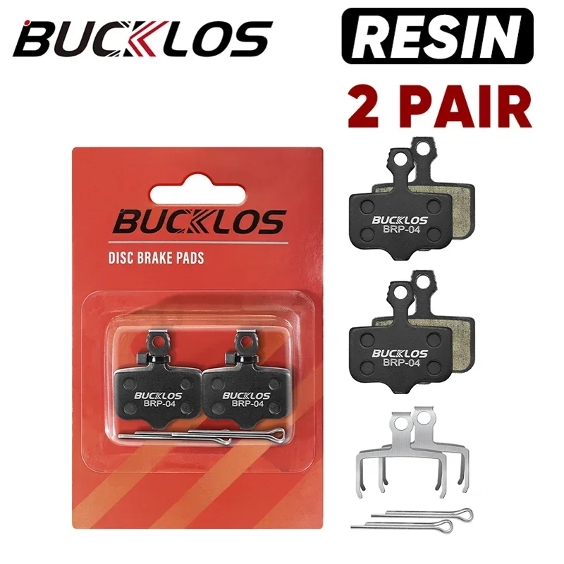 BUCKLOS Harz-Scheibenbremsbelag für SRAM AVID Verschleißfeste hydraulische Bremsbeläge MTB-Bremsbeläge für DB3 DB5 ELIXIR Fahrradteile