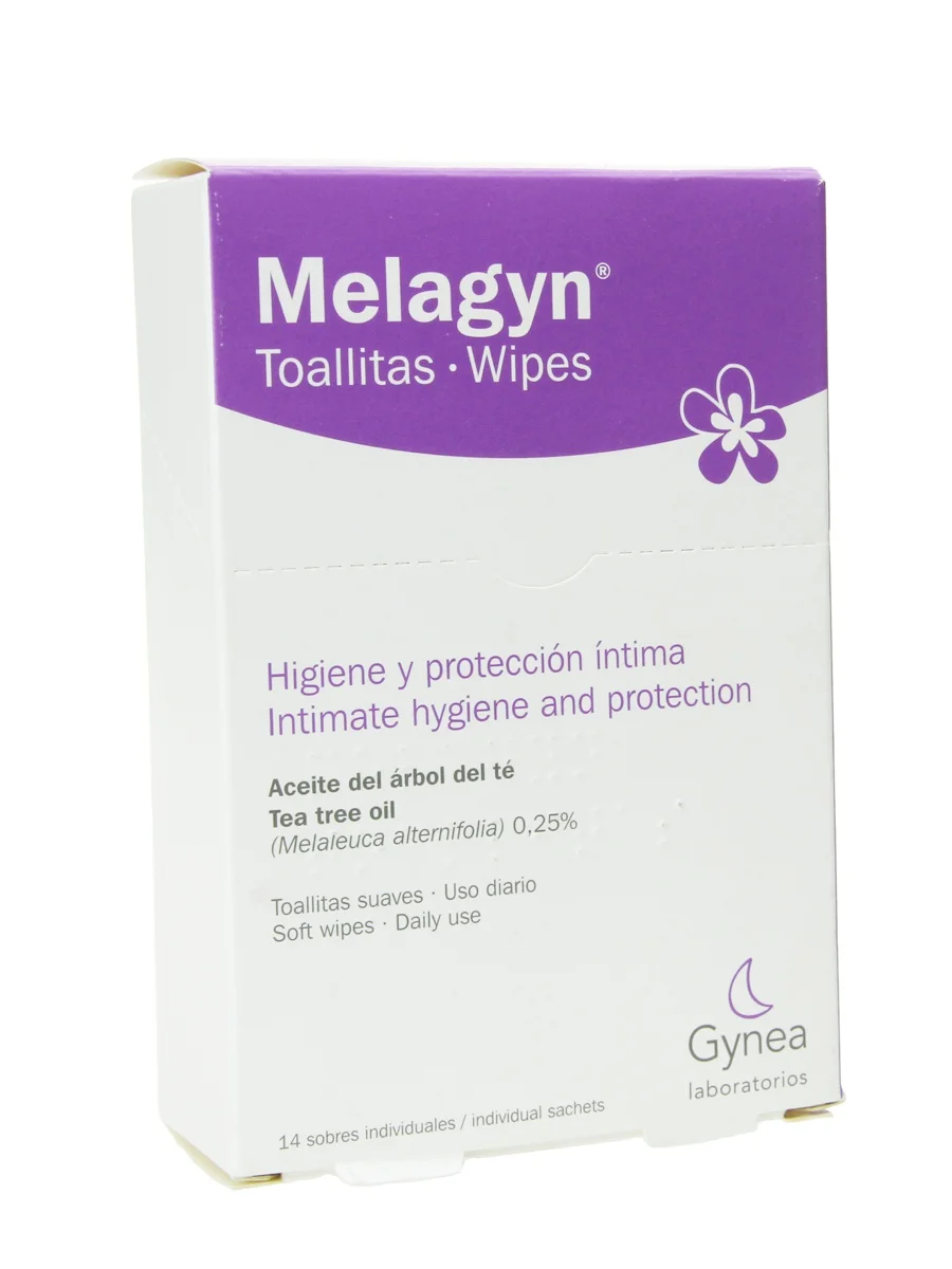 Melagyn individual wipes 14 envelopes-Soft Wipes Daily use hygiene and intimate protection