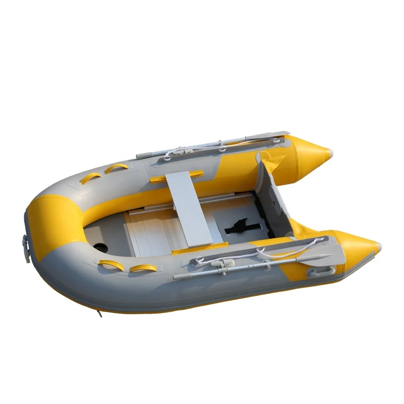 2.7m Pvc Foldable Inflatable Fishing Sport Dinghy Tender Boat with Aluminum Floor