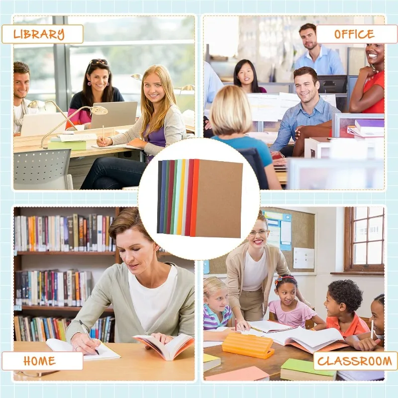 150 упаковок крафт-блокнотов формата А5, 60-страничные блокноты с мягкой обложкой, дорожные журналы с линейкой для путешественников, студентов,