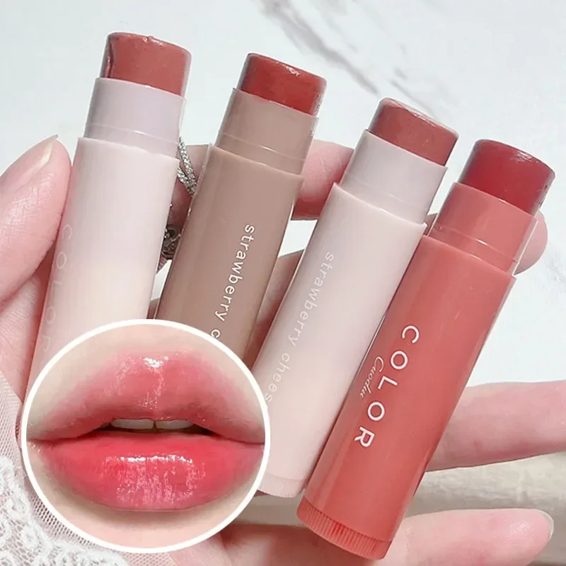 Rose Tea Lip Balm Lipstick Moisturizing Anti-dry Lip Care Cosmetics Anti-cracking Lipstick Colored Hydrating Lip Tinted Makeup