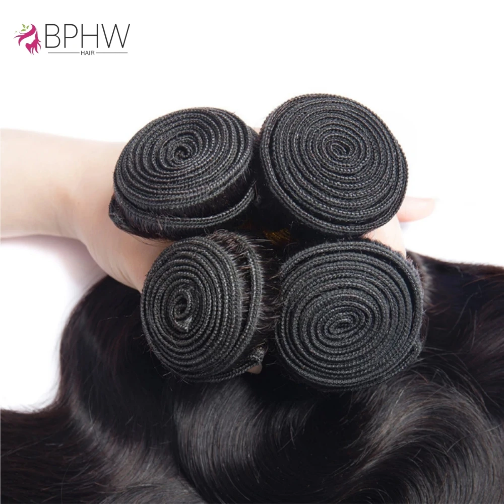 Peruvian Body Wave Human Hair Bundles ดิบ Virgin 100% ที่ยังไม่ได้สานต่อผมมนุษย์ 1 3 4 ข้อเสนอชุดธรรมชาติสี