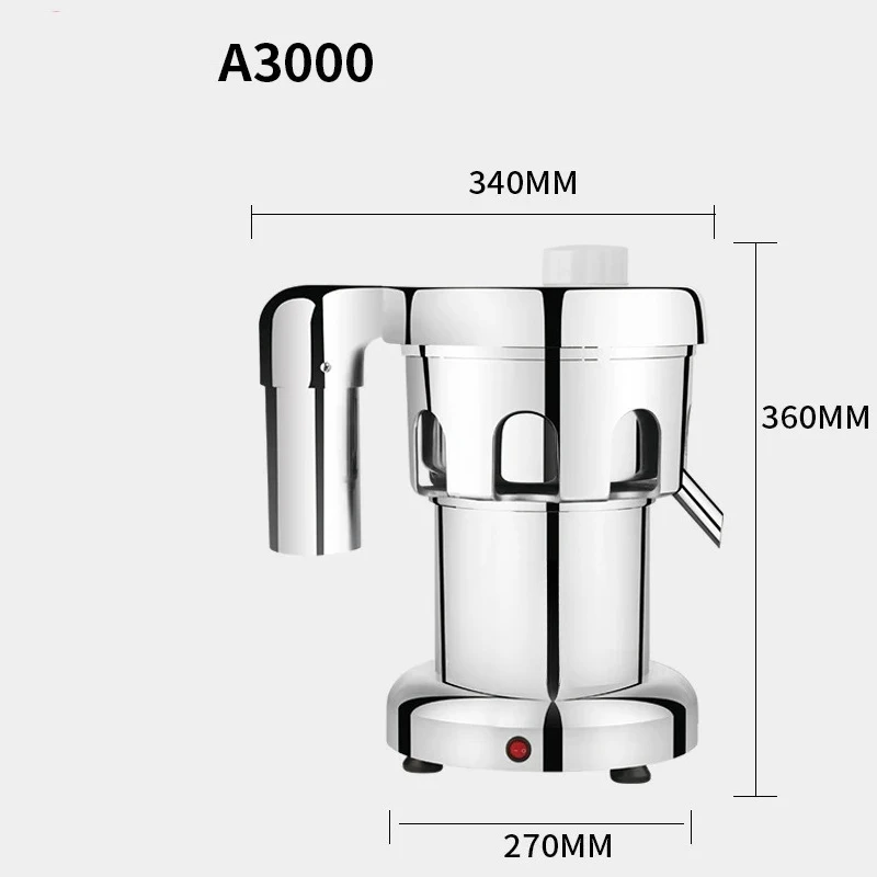 Electric Professional Commercial Industrial Pineapple Orange Lemon Ginger Fruit Juice Cold Press Extractor Machine