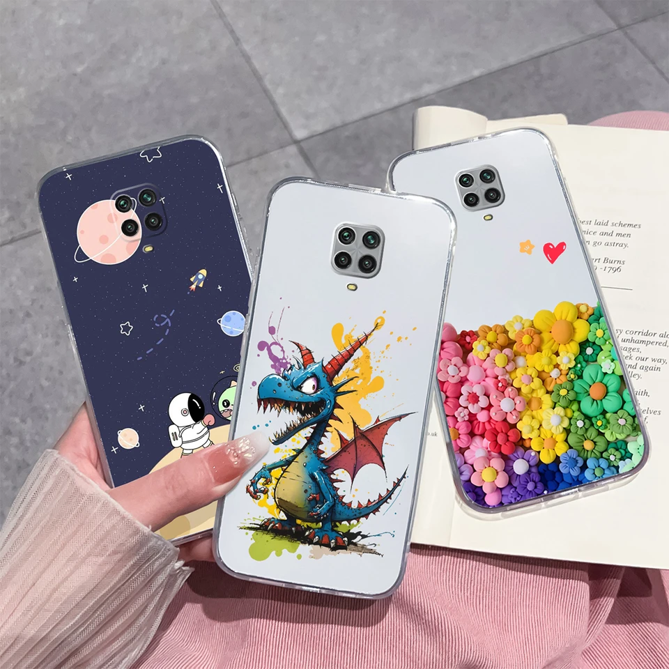 حافظة لهاتف Redmi Note 10 10T 10S 10 Lite مضحكة على شكل كلب الباندا والقط من السيليكون الشفاف متينة مانعة للانزلاق مصد بسيط لهاتف redmi note 10 Coque