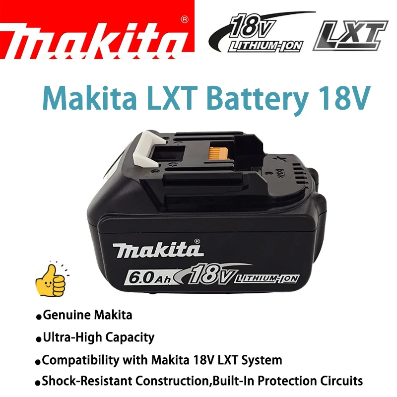 Autoriser la vente de batteries Makita 18V d'origine 6.0Ah BL1860B, 5.0Ah BL1850B, 9.0Ah, 3.0Ah BL1830B-BL1820B + Sortie 18V stable ⭐ ⭐ ⭐ ⭐ ⭐